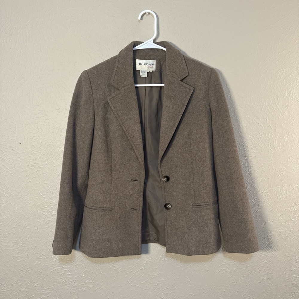 Taupe Wool Blazer